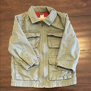 Tea Collection Olive Green Jean Jacket